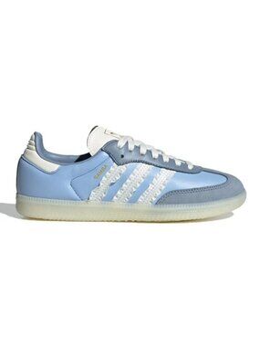 adidas Original Samba OG - Size 8 Womens Sneakers Stripes Blue White JR8829 NEW